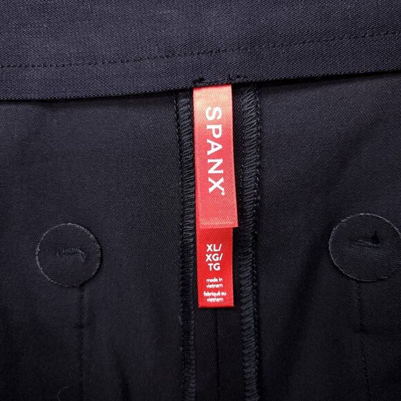Spanx 6” Polished Shorts On the Go Classic Black Women's XL 20370R New - Picture 12 of 13